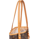 Louis Vuitton Monogram Canvas Bucket PM Shoulder Bag