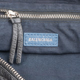 Balenciaga Noir Arena Leather City Handbag
