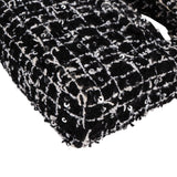 Chanel Quilted Tweed Nano Kelly Crossbody Handbag