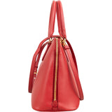 Prada Red Saffiano Leather Promenade Handbag