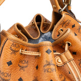 MCM Monogram Visetos Essential Drawstring Crossbody Handbag