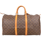 Louis Vuitton Monogram Canvas Keepall 50 Travel Bag