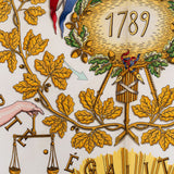 Hermès Liberté Égalité Fraternité Silk Carre 90 Scarf Tuch