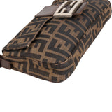 Fendi Monogram FF Zucca Baguette Shoulder Bag