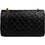 Chanel Quilted Lambskin 24K Gold Medium Double Flap Shoulder Bag