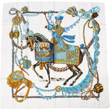 Hermès La Tenue de Vernerie Silk 90 Scarf Tuch