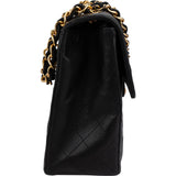 Chanel Quilted Lambskin 24K Gold Maxi Single Flap Crossbody Bag