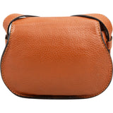 Chloé Grained Calfskin Marcie Small Saddle Crossbody Bag