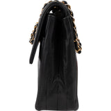 Chanel Quilted Lambskin 24K Gold Single Flap Crossbody Bag