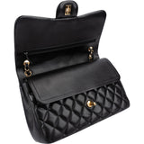 Chanel Quilted Lambskin Jumbo Double Flap Crossbody Bag