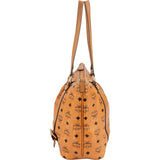 MCM Monogram Visetos Satchel Tote Shoulder Bag