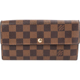 Louis Vuitton Monogram Damier Ebene Sarah Wallet