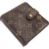 Louis Vuitton Monogram Canvas Compact Zip Wallet