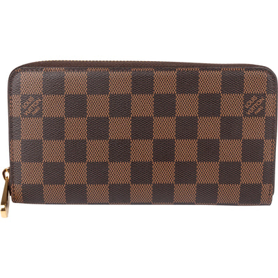 Louis Vuitton Monogram Damier Ebene Zippy Wallet - vintageandkickz