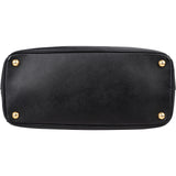Prada Black Saffiano Leather Galleria Handbag