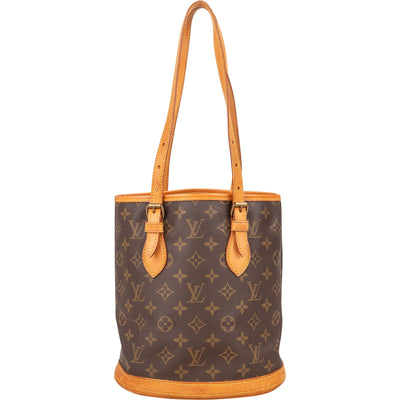 Louis Vuitton Monogram Canvas Bucket PM Shoulder Bag