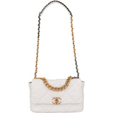 Chanel 19 Quilted Lambskin Single Flap Shoulder Bag