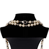Chanel Pearl CC 2016 Double Long Necklace