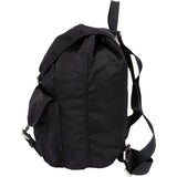 Prada Black Nylon Triangle Backpack