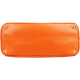 Prada Orange Saffiano Leather Galleria Tote Handbag