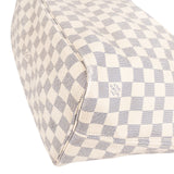 Louis Vuitton Monogram Damier Azur Canvas Neverfull MM Shoulder Bag