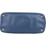 Prada Blue Saffiano Leather Galleria Handbag - vintageandkickz