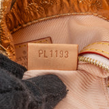 Louis Vuitton Crinkled Gold Metallic Empreinte Leather Monogram Limelight Clutch