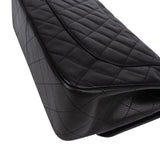Chanel Quilted Caviar Leather Jumbo Double Flap Crossbody Bag