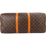 Louis Vuitton Monogram Canvas Keepall 50 Bandoulière Travel Bag
