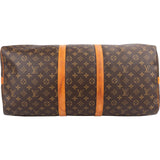 Louis Vuitton Monogram Canvas Keepall 55 Bandoulière Travel Bag