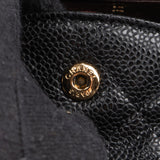 Chanel Quilted Caviar Leather Jumbo Double Flap Crossbody Bag