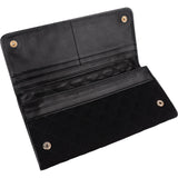 Prada Black Quilted Tessuto Triangle Wallet