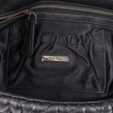 Miu Miu Matelassé Nappa Leather Hobo Crystal Embellishment Shoulder Bag