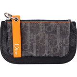 Christian Dior Oblique Monogram Denim Coin Wallet