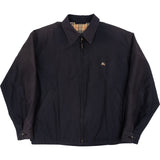 Burberry Navy Cotton Harrington Jacket (L)