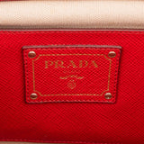 Prada Bicolor Saffiano & Canvas Handbag