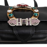 Miu Miu Madras Crystal Leather Crossbody Bag - vintageandkickz