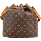 Louis Vuitton Monogram Canvas Sac Noé Petit Shoulder Bag