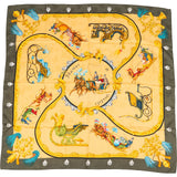 Hermès Plumes et Grelots Silk Carre 90 Scarf Tuch