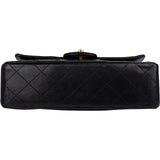 Chanel Quilted Lambskin 24K Gold Small Double Flap Shoulder Bag