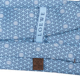Loewe Anagram Printed Pattern Culturas del Mundo Silk Tie Krawatte