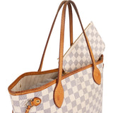 Louis Vuitton Monogram Damier Azur Canvas Neverfull PM Shoulder Bag