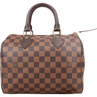 Louis Vuitton Monogram Damier Ebene Speedy 25 Handbag