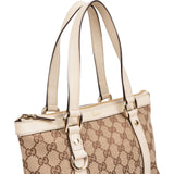 Gucci Monogram GG Canvas Abbey Small Tote Shoulder Bag