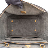 Celine Grey Leather Grained Calfskin Belt Handbag
