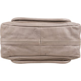 Chloé Grey Grained Leather Paraty Shoulder Handbag