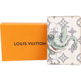 Louis Vuitton Savane Monogram Chapman White Elephant Print Card Holder