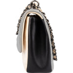 Chanel Quilted Tricolor Lambskin Single Flap Crossbody Bag - vintageandkickz