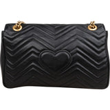 Gucci Matelassé Leather GG Large Marmont Shoulder Crossbody Bag