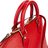 Louis Vuitton Red Epi Leather Alma PM Handbag